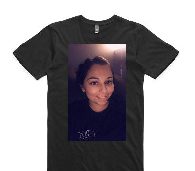 Custom AS Colour 100% Cotton Black T-Shirt
