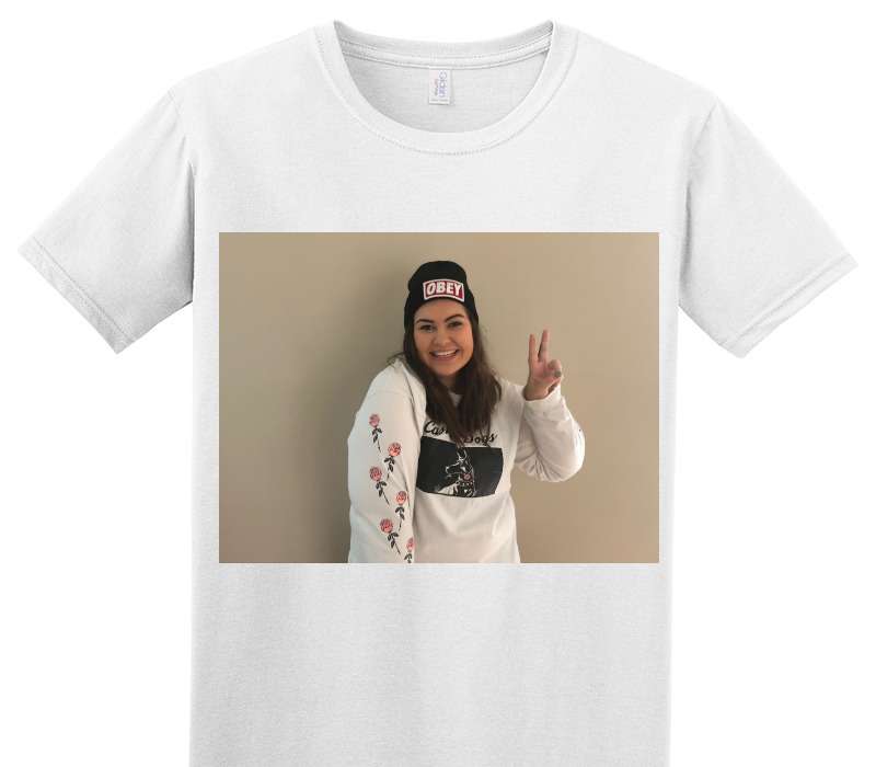 Custom Adult Soft Style 100% Cotton White T-Shirt