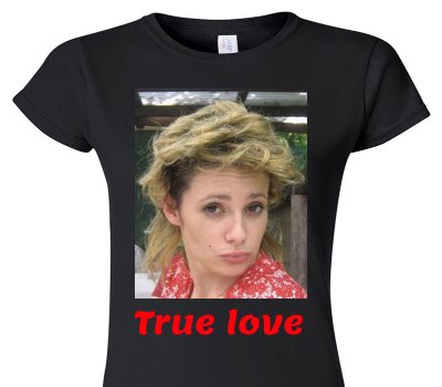 Custom Womens Soft Style 100% Cotton Black T-Shirt