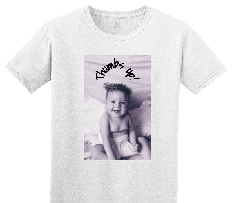 Custom Adult Soft Style 100% Cotton White T-Shirt