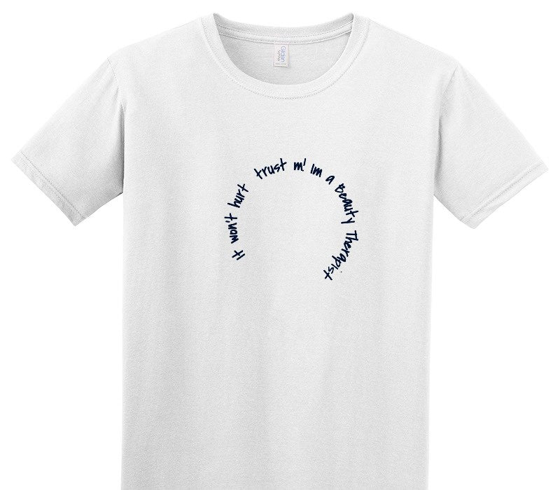 Custom Adult Soft Style 100% Cotton White T-Shirt