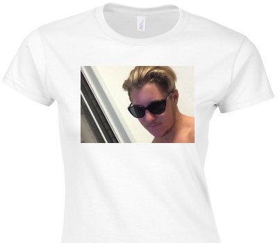 Custom Womens Soft Style 100% Cotton White T-Shirt
