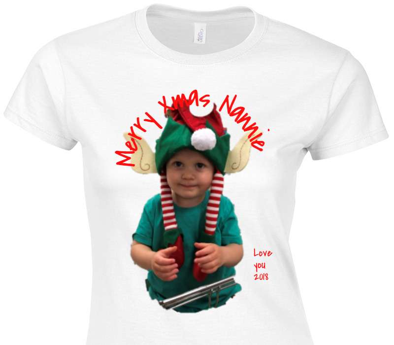 Custom Womens Soft Style 100% Cotton White T-Shirt
