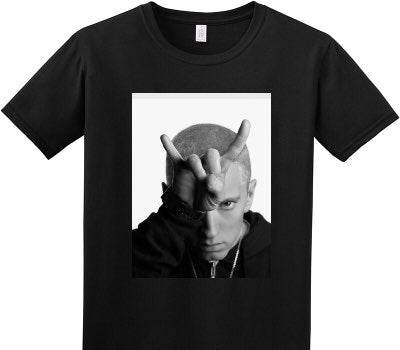 Custom Adult Soft Style 100% Cotton Black T-Shirt