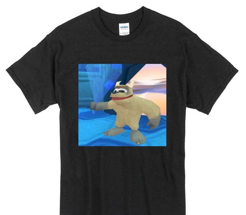 Custom Gildan 100% Cotton Black T-Shirt
