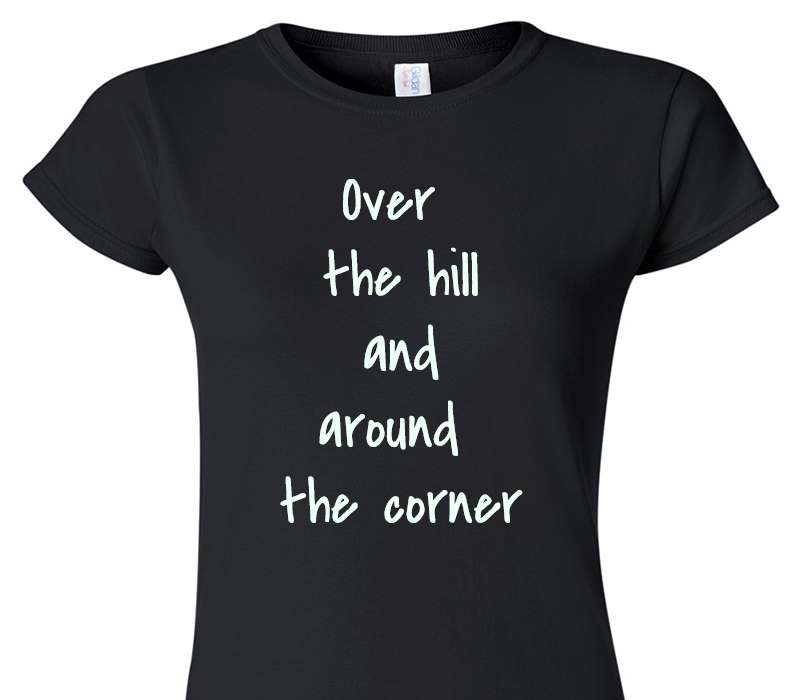 Custom Womens Soft Style 100% Cotton Black T-Shirt