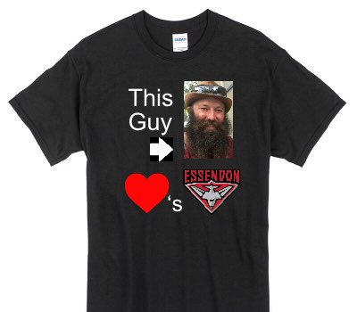 Custom Gildan 100% Cotton Black T-Shirt