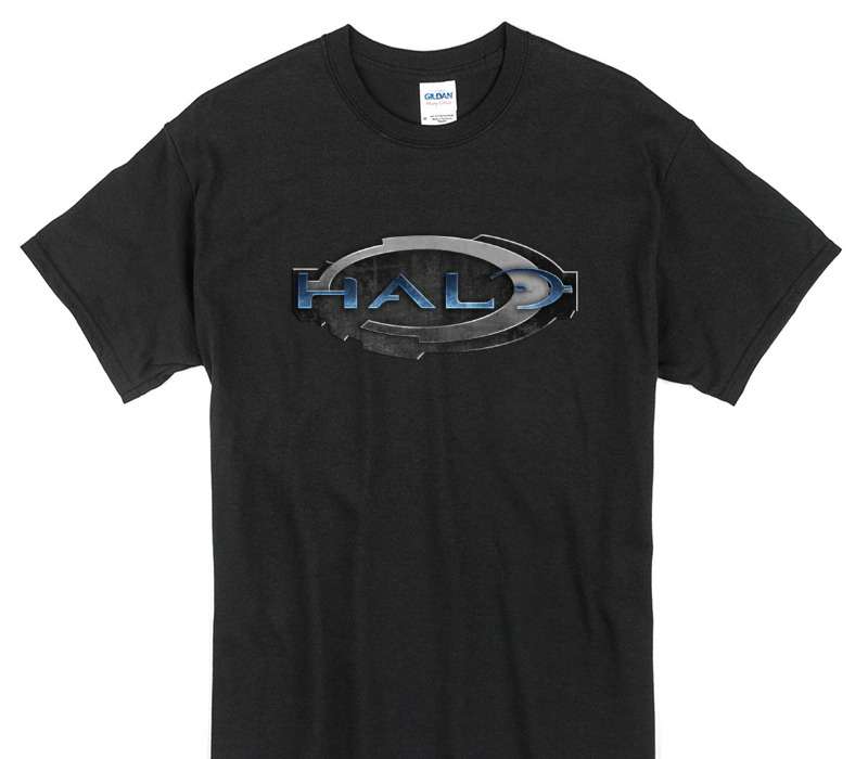 Custom Gildan 100% Cotton Black T-Shirt