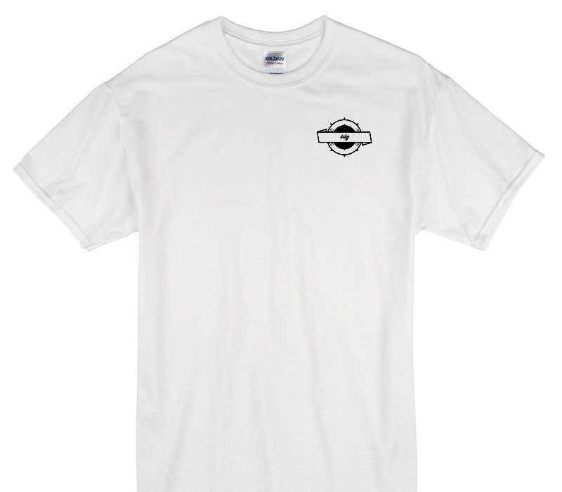 Custom Gildan 100% Cotton White T-Shirt