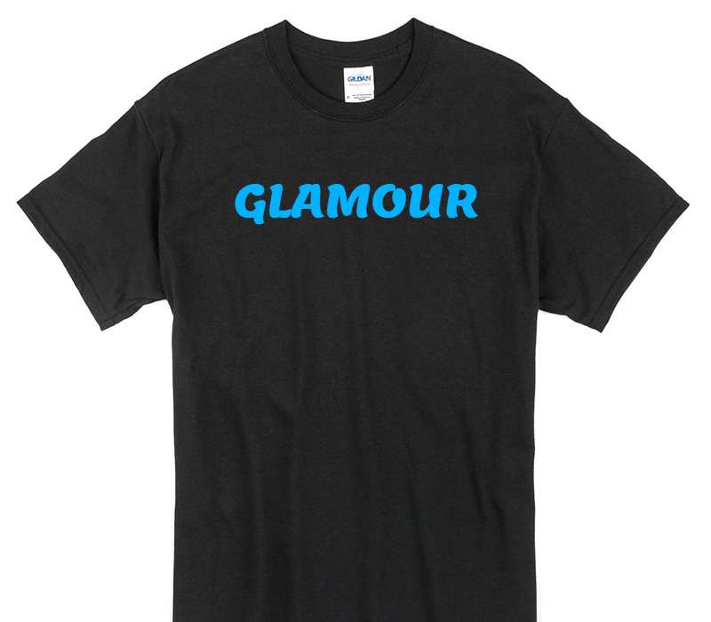 Custom Gildan 100% Cotton Black T-Shirt