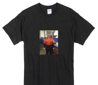 Custom Gildan 100% Cotton Black T-Shirt