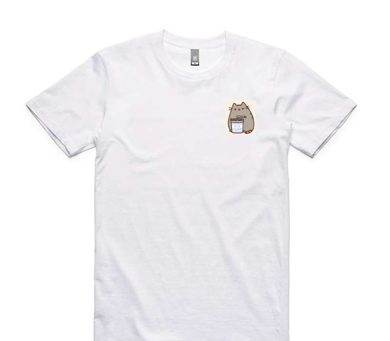 Custom AS Colour 100% Cotton White T-Shirt