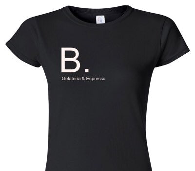 Custom Womens Soft Style 100% Cotton Black T-Shirt