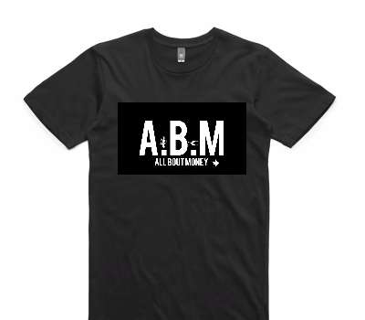 Custom AS Colour 100% Cotton Black T-Shirt