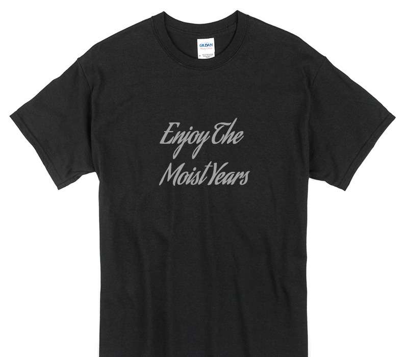 Custom Gildan 100% Cotton Black T-Shirt