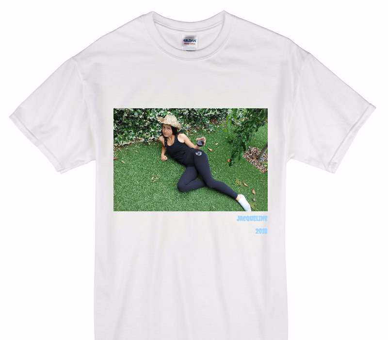 Custom Gildan 100% Cotton White T-Shirt