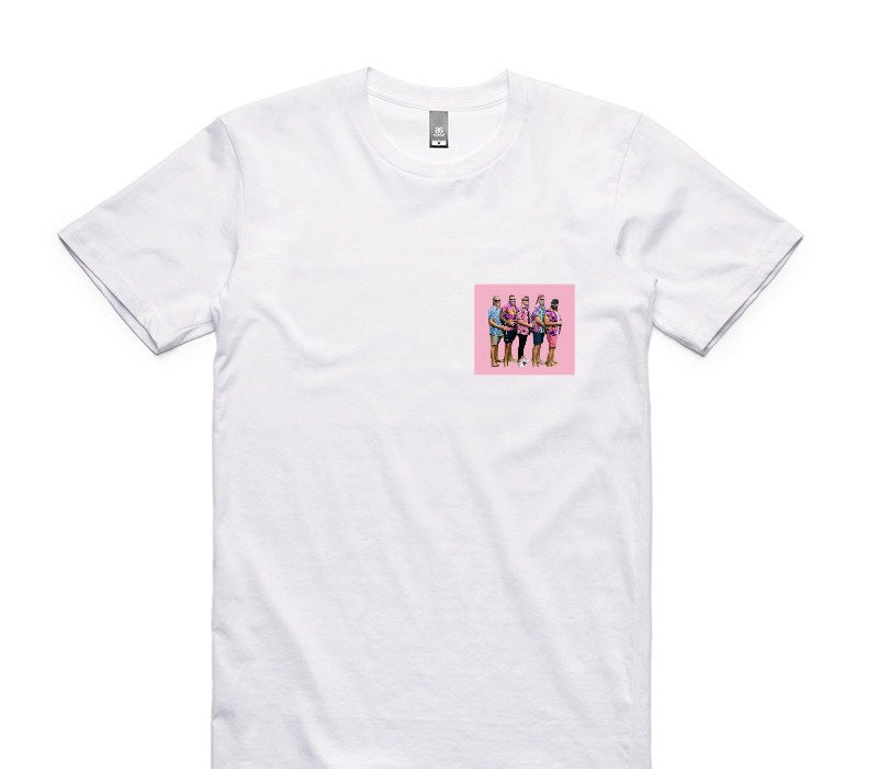 Custom AS Colour 100% Cotton White T-Shirt