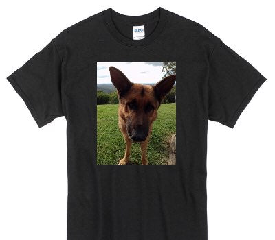 Custom Gildan 100% Cotton Black T-Shirt