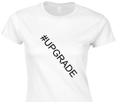 Custom Womens Soft Style 100% Cotton White T-Shirt