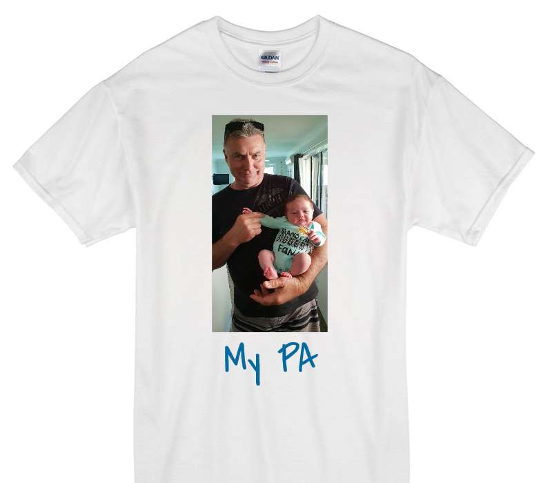 Custom Gildan 100% Cotton White T-Shirt