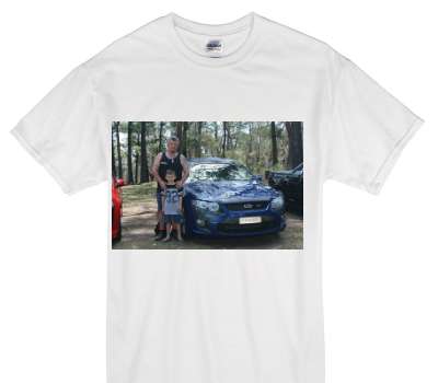 Custom Gildan 100% Cotton White T-Shirt