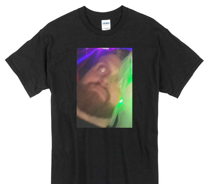 Custom Gildan 100% Cotton Black T-Shirt