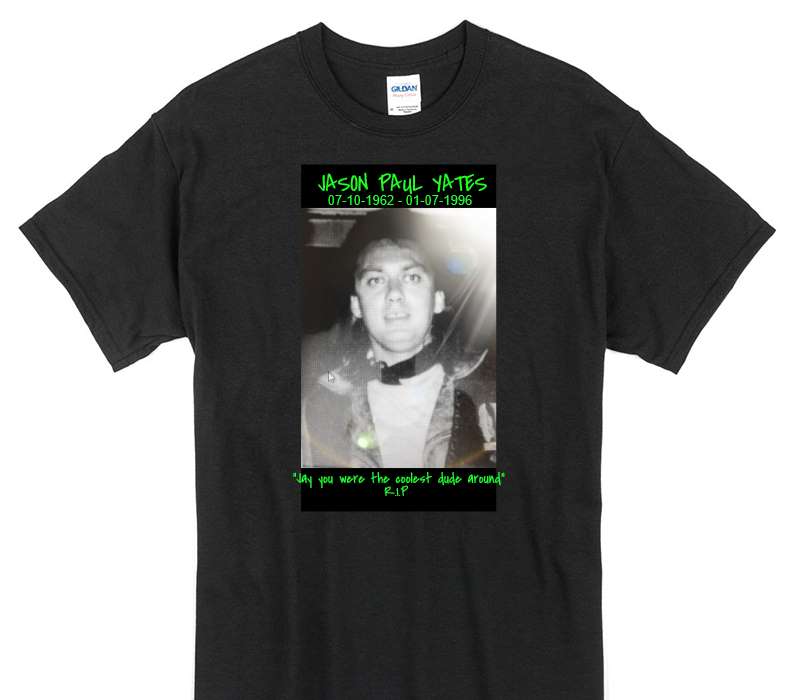 Custom Gildan 100% Cotton Black T-Shirt