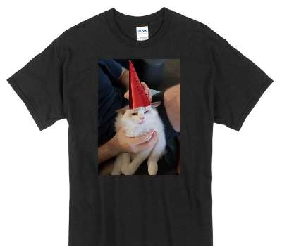 Custom Gildan 100% Cotton Black T-Shirt