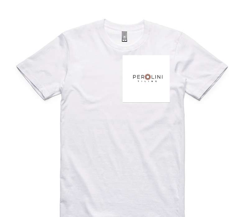 Custom AS Colour 100% Cotton White T-Shirt