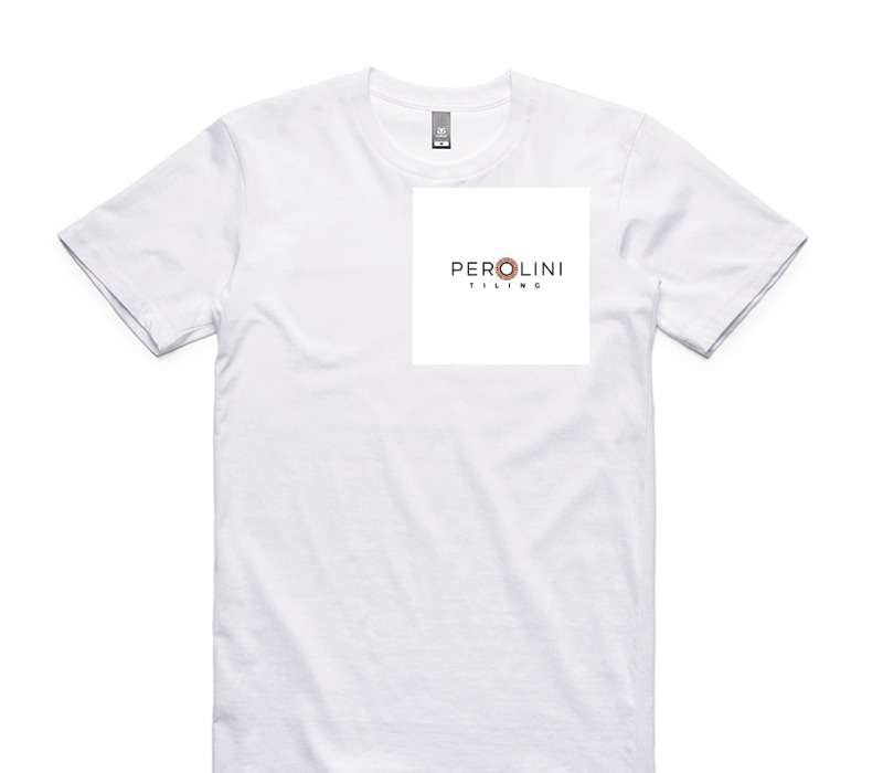 Custom AS Colour 100% Cotton White T-Shirt