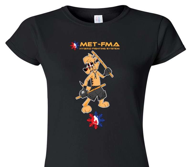Custom Womens Soft Style 100% Cotton Black T-Shirt