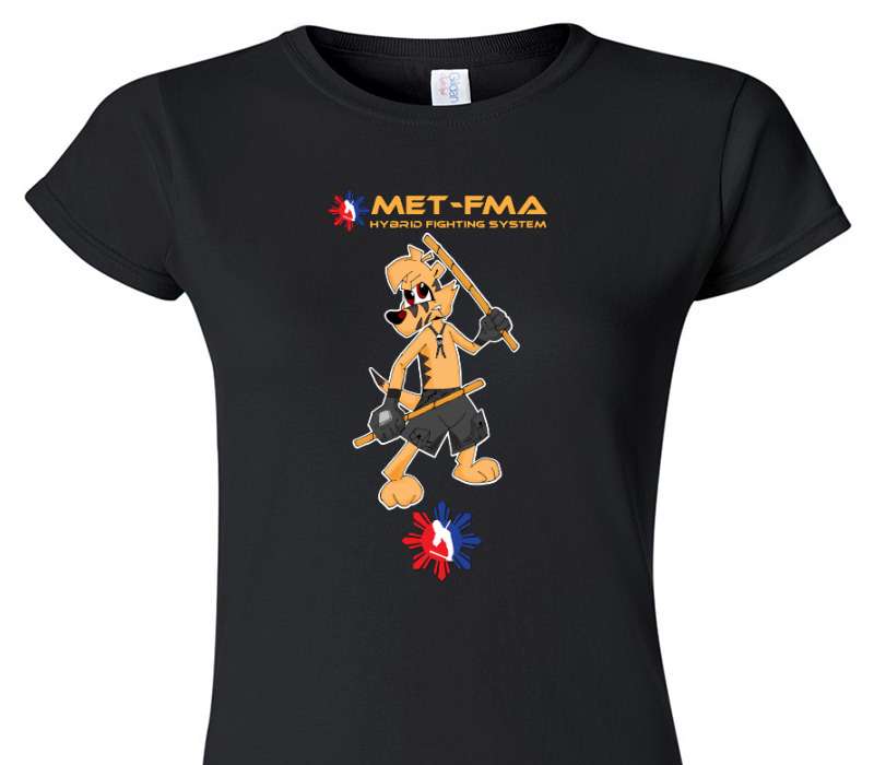 Custom Womens Soft Style 100% Cotton Black T-Shirt