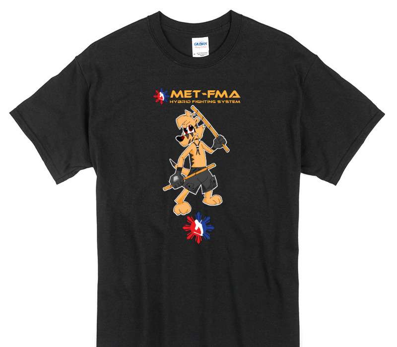 Custom Gildan 100% Cotton Black T-Shirt