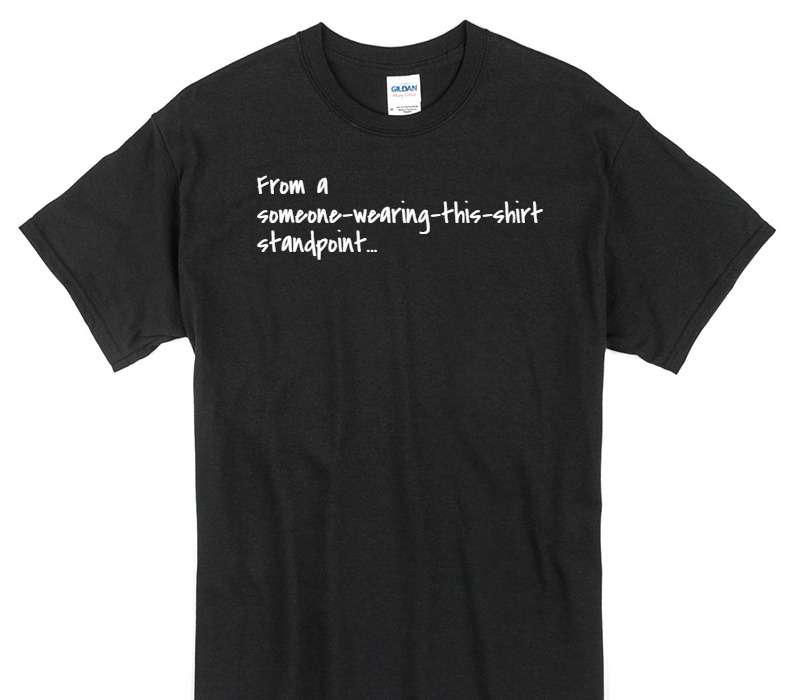 Custom Gildan 100% Cotton Black T-Shirt