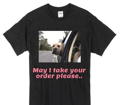Custom Gildan 100% Cotton Black T-Shirt