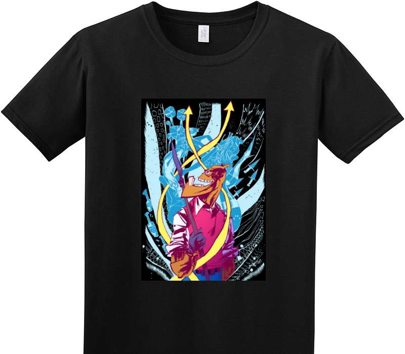 Custom Adult Soft Style 100% Cotton Black T-Shirt