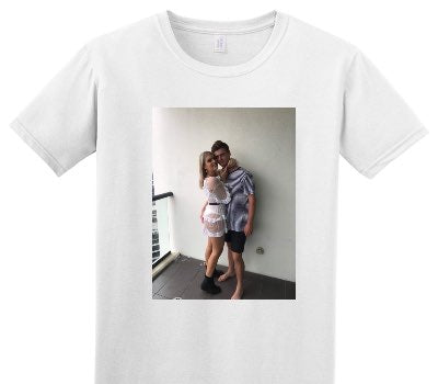 Custom Adult Soft Style 100% Cotton White T-Shirt