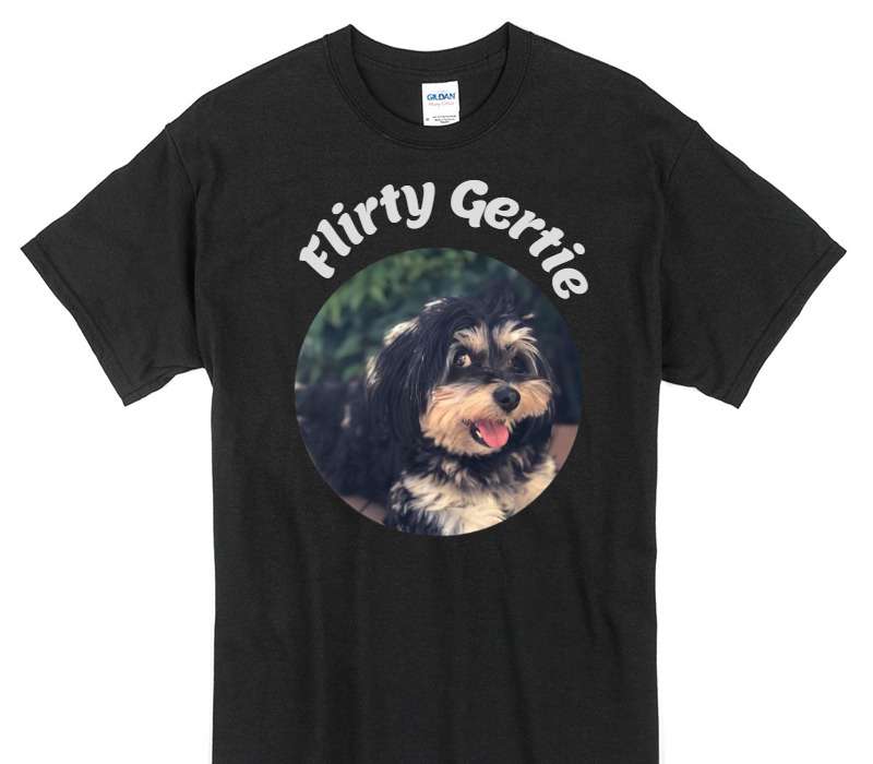 Custom Gildan 100% Cotton Black T-Shirt