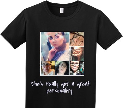 Custom Adult Soft Style 100% Cotton Black T-Shirt
