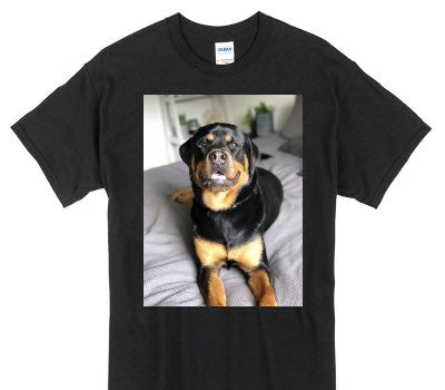 Custom Gildan 100% Cotton Black T-Shirt