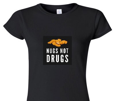 Custom Womens Soft Style 100% Cotton Black T-Shirt