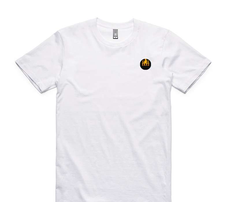 Custom AS Colour 100% Cotton White T-Shirt