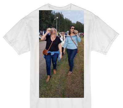 Custom Gildan 100% Cotton White T-Shirt