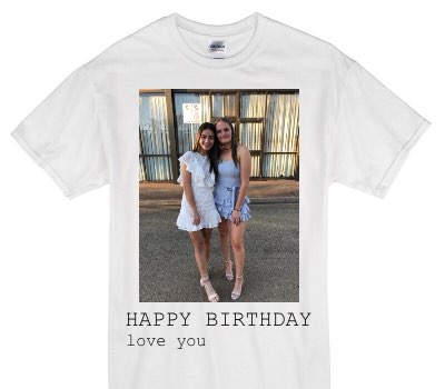 Custom Gildan 100% Cotton White T-Shirt