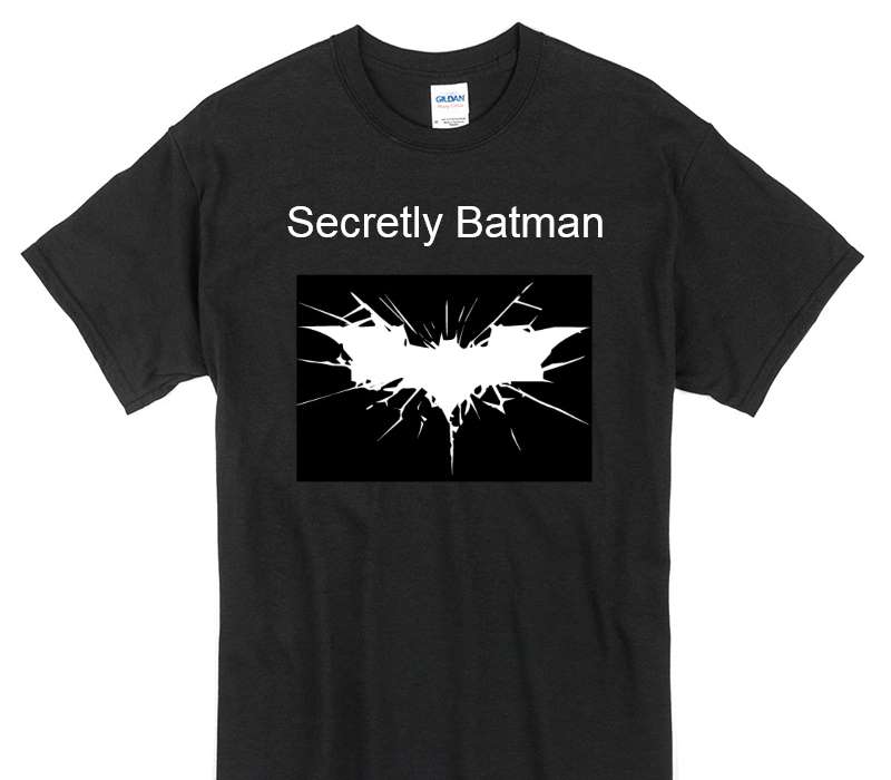 Custom Gildan 100% Cotton Black T-Shirt