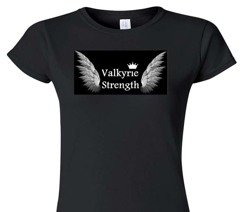 Custom Womens Soft Style 100% Cotton Black T-Shirt