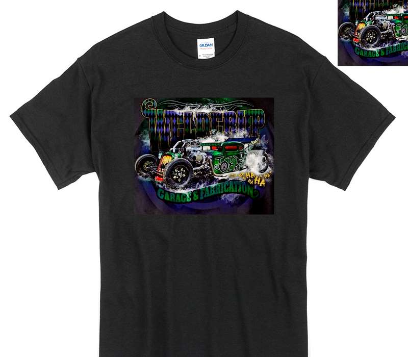 Custom Gildan 100% Cotton Black T-Shirt