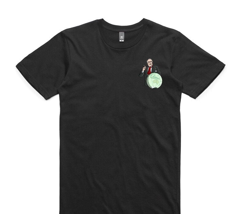 Custom AS Colour 100% Cotton Black T-Shirt