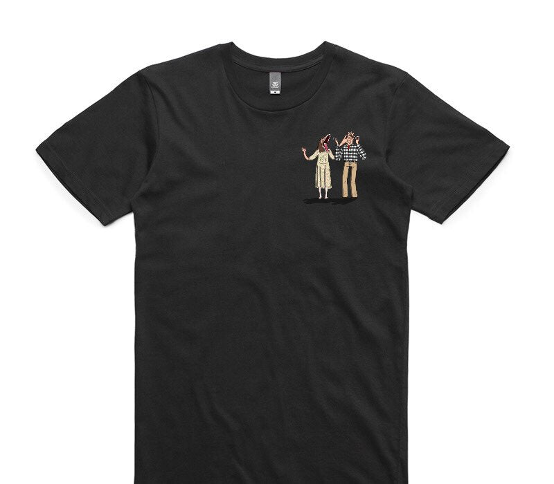 Custom AS Colour 100% Cotton Black T-Shirt