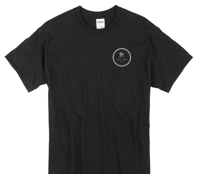 Custom Gildan 100% Cotton Black T-Shirt